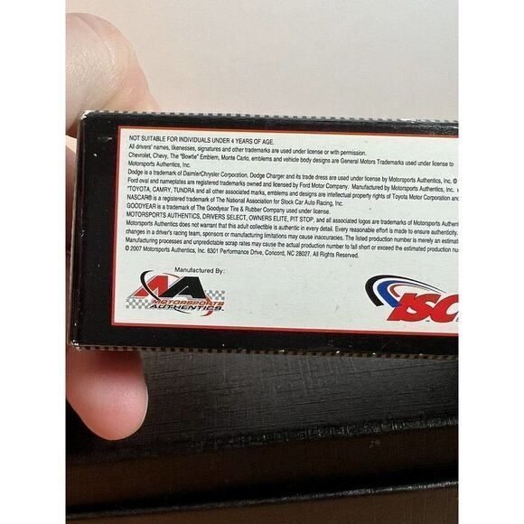 Nascar Die-Cast Talladega Motorsports Limited Edition Collectible - Picture 7 of 9